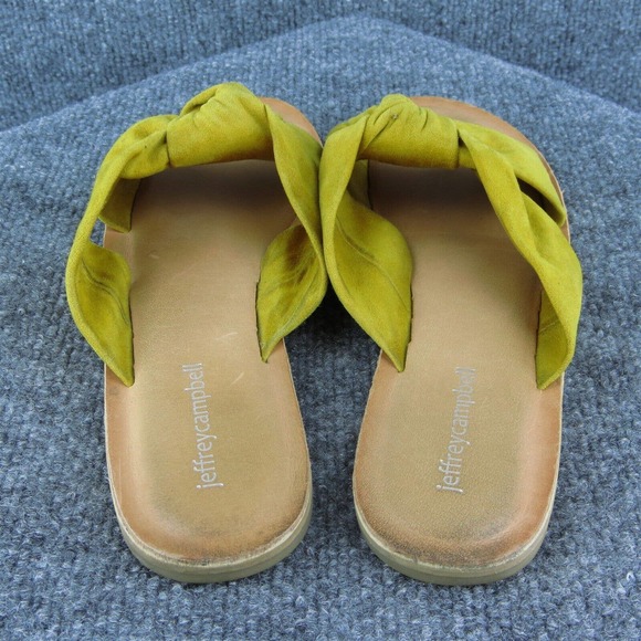 Jeffrey Campbell Women Slide Shoes Brown Leather Slip On Size 8 Medium (B, M)‎ - Picture 4 of 6